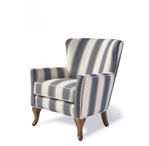 Fotel Cavendish Armchair, blue stripe