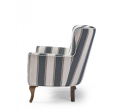 Fotel Cavendish Armchair, blue stripe