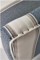 Fotel Cavendish Armchair, blue stripe