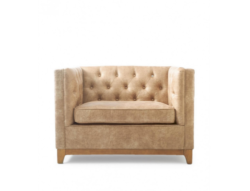 Fotel Central Park Love Seat, pellini, camel