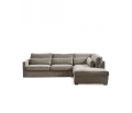 Narożnik Brompton Cross Corner Sofa Chaise Longue Right, washed cotton, stone
