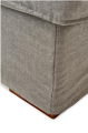 Narożnik Brompton Cross Corner Sofa Chaise Longue Right, washed cotton, stone