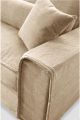 Sofa Metropolis 3,5 seater, washed cotton, natural