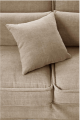 Sofa Metropolis 3,5 seater, washed cotton, natural