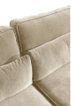 Narożnik Brompton Cross Corner Sofa Chaise Longue Left, velvet, pearl