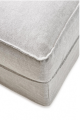 Narożnik Brompton Cross Corner Sofa Chaise Longue Left, washed cotton, ash grey