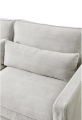 Narożnik Brompton Cross Corner Sofa Chaise Longue Left, washed cotton, ash grey
