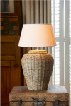 Lampa Rustic Rattan Grand Lobby Lamp Base L