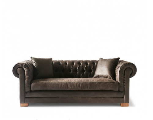 Sofa Crescent Avenue 3 seater, pellini, espresso