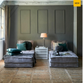Sofa The Uptown , velvet, taupe