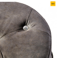 Pufa Bowery Footstool, pellini, espresso