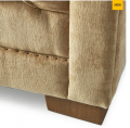 Sofa Crescent Avenue 3 seater, velvet, copper