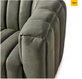 Sofa Pulitzer 3,5 Seater, leather, charcoal
