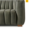 Sofa Pulitzer 3,5 Seater, leather, charcoal