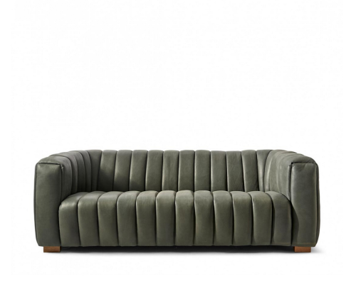 Sofa Pulitzer 3,5 Seater, leather, charcoal