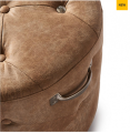 Pufa Bowery Footstool, pellini, camel