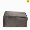 Pufa The Jagger Hocker, velvet, grimaldi grey