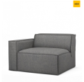 Sofa, narożnik The Jagger Corner Arm Left, oxford weave, classic charcoal