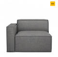 Sofa, narożnik The Jagger Corner Arm Left, oxford weave, classic charcoal