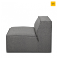 Sofa, element środkowy The Jagger Center 95cm, oxford weave, classic charcoal