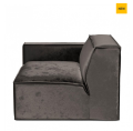 Sofa, narożnik The Jagger Corner Arm Left, velvet, grimaldi grey
