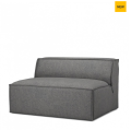 Sofa, element środkowy The Jagger Center 125cm, oxford weave, classic charcoal