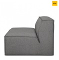 Sofa, element środkowy The Jagger Center 125cm, oxford weave, classic charcoal