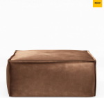 Pufa The Jagger Hocker, velvet, chocolate