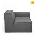 Sofa, narożnik The Jagger Corner Arm Right, oxford weave, classic charcoal