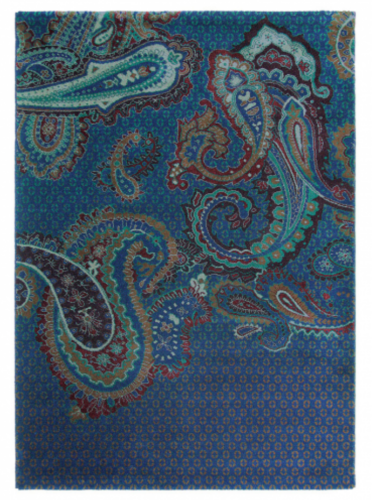 Dywan w kwiaty - Paisgeo Blue