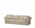 Sofa Carlton 3,5 Seater, washed cotton, natural