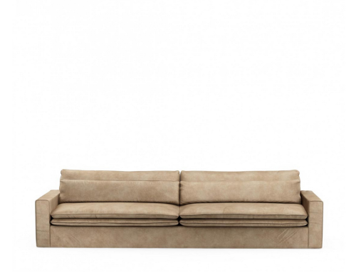 Sofa Continental XL, velvet, golden beige