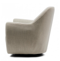 Fotel The Jill Swivel Chair, mouline linen, fabulous flax