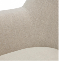 Fotel The Jill Swivel Chair, mouline linen, fabulous flax