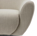 Fotel The Jill Swivel Chair, mouline linen, fabulous flax