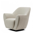 Fotel The Jill Swivel Chair, mouline linen, fabulous flax