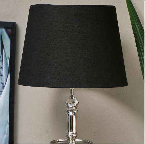 Abażur Loveable Linen L.shade black 35x45