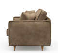 Sofa Kendall 2,5 Seater, velvet, golden beige