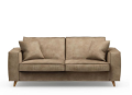 Sofa Kendall 2,5 Seater, velvet, golden beige