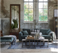Sofa Kendall 2,5 Seater, velvet, golden beige