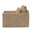 Fotel Continental Love Seat, velvet, golden beige