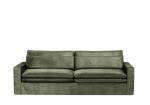 Sofa Continental 3,5 Seater, velvet, ivy