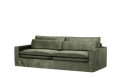 Sofa Continental 3,5 Seater, velvet, ivy