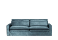 Sofa Continental Sofa 3,5 Seater, velvet, petrol