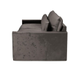 Sofa Continental 3,5 Seater, velvet, grimaldi grey