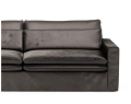 Sofa Continental 3,5 Seater, velvet, grimaldi grey