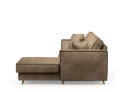 Narożnik Kendall Sofa with Chaise Longue Right, velvet, golden beige