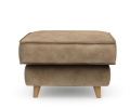 Pufa Kendall Hocker 70x70, velvet, golden beige
