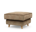 Pufa Kendall Hocker 70x70, velvet, golden beige