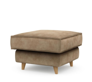 Pufa Kendall Hocker 70x70, velvet, golden beige